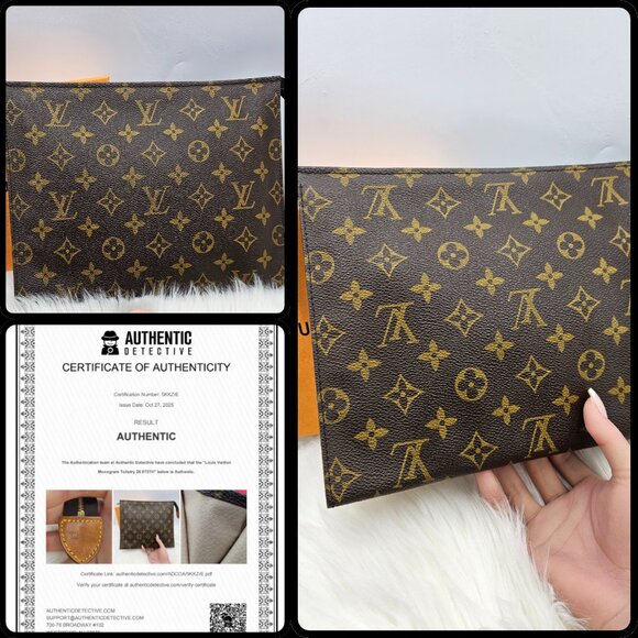 Louis Vuitton  Monogram Pouch 26cm[5KKZrE] - Picture 5 of 17
